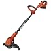 Black & Decker NST2018 Grass Hog 12-Inch 18-Volt Cordless Electric String Trimmer with 2 Batteries