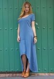 Jessica London Plus Size Scoopneck Hi-Lo Dress