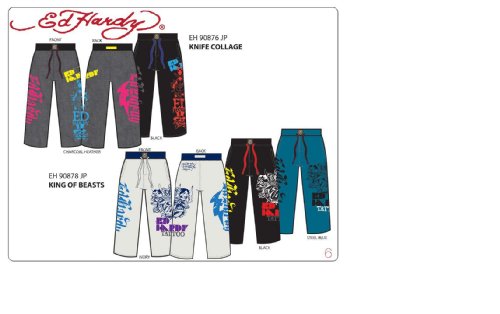 Ed Hardy KING OF BEASTS Lounge Pants