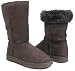Brown Soft Furry Winter Boots Vegan Women Image