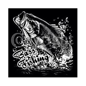 Bass Fishing Adult T-Shirt
