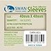 Swan Card Sleeves (40x40mm) - 160 Thin Sleeves