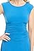 Rekucci Women's Slimming Fit and Flare Tummy Control Dress with Cap Sleeves