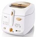 Philips - HD6159/55 - Friteuse - Cuve amovible - 1.3 kg - blanc/orange