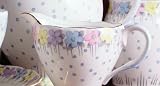 Review foley  / c1930 Foley Floral Gilt 5.5 Inch Saucer only