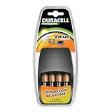 Duracell CEF14NC NiMH Battery Charger for AA, AAA with 4 AA NiMH Rechargeable Batteries... by 