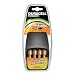 Duracell CEF14NC NiMH Battery Charger for AA, AAA with 4 AA NiMH Rechargeable Batteries (Pack of 2)