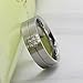 Aini Savoie Men's Comfort Fit Titanium Wedding Band Ring | Engagement Rings