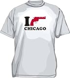  : I Gun Chicago CHI Men's tee Shirt in 6 colors Small thru 5XL