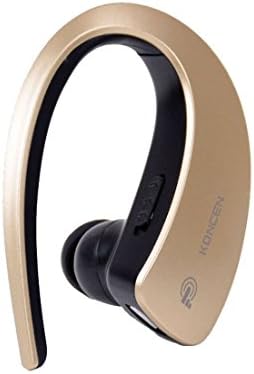 Bluetooth Headset Touch-sensitive Control Handsfree Universal Wireless Bluetooth Stereo Sport Music In-ear Bluetooth Headphone Noise Cancelling Earphone with Mic for Smart Phones (Gold)