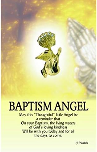 Baptism Angel ~ Thoughtful Little Guardian Pin Christian
