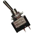 Miniatur-Kipp-Schalter MTS-201 schwarz 2-polig