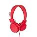 Vivitar VIV-1052-RED Foldable Dj Mixer Headphones, Red