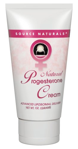 Source Naturals Progesterone Cream Tube Liposomal Delivery, 4 ounce