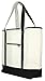 Deluxe Canvas Tote Bag, Black