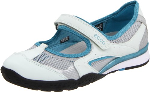 ECCO Women's Monterey Mary Jane Sneaker,Shadow White/Concrete/Blue Moon,40 EU/9-9.5 M US