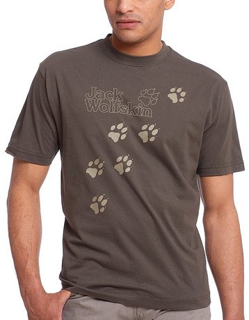Jack Wolfskin - Herren T-Shirt - Track, Dunkelbraun, Gr. xl