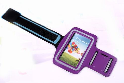 EkitMall Sports Running Jogging Gym Waterproof Armband Case Cover for Samsung Galaxy S3 S4 (PURPLE)