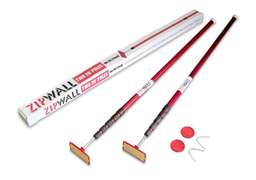 ZipWall KT20 20-Feet Pole and Jack, 2-Pack On Sale