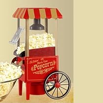 Nostalgia Electrics OFP901 Popcorn Popper, Red/Gold