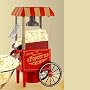 Nostalgia Electrics OFP901 Popcorn Popper, Red/Gold