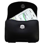 Gomadic for the PalmOne Palm Centro - Horizontal Leather Case with Belt Clip/Loop for the PalmOne Palm Centro