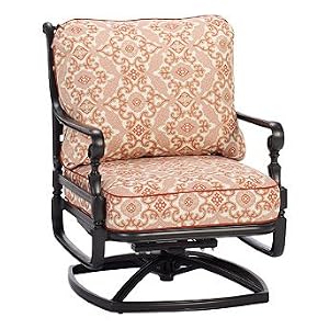 Carlisle Swivel Outdoor Rocker Outdoor Lounge Chair with Cushions - Sand - Frontgate, Patio Furniture