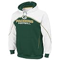 NFL Green Bay Packers Intimidating II Adult Long Sleeved Hooded Fleece Pullover