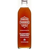 Kombucha Wonder Drink-Traditional95 Organic 14-Ounce Pack of 12