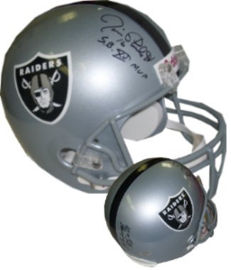 Fred Biletnikoff signed Oakland Raiders Full Size Replica Helmet SBMVP signed by 2