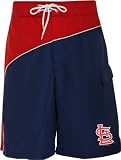 St. Louis Cardinals Youth Color Block Swim Trunks