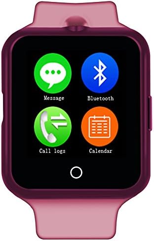 Crosstek No.1 Smart Watch D3 Clock Support Micro Sim Card Bluetooth Connectivity Android Phone-pink