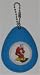 Nintendo Super Mario Bros Jump Dark Blue Sound Drop Keychain Image