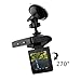 Lecmal 2.5 inches Car Dash Cam DVR / Mini Dash Cams for Vehicles with IR Vehicle DVR / Rotatable Traffic Dashboard Camcorder / Car DVR Camcorder with 270 degrees whirl / HD Camera Recorder