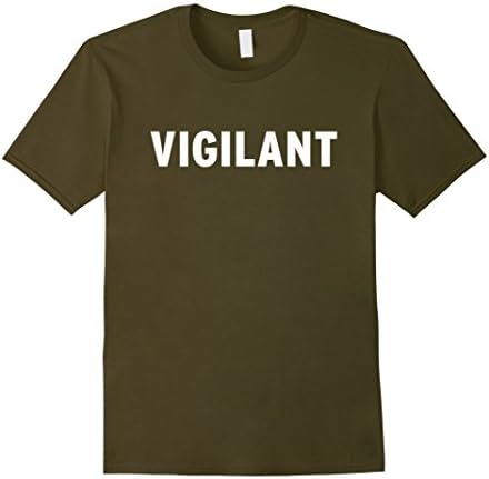 VIGILANT Shirt ~ Mens Womens Childs T-Shirt - Male Large - Olive