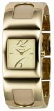 DKNY Stainless Steel Ladies Gold Dial & Natural Patent Leather Strap Watch