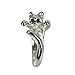 Demarkt Fashion Cat head Ring Punk Style Finger Ring
