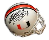 Autographed Willis McGahee Miami Hurricanes Mini Helmet