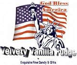 Gourmet Food : God Bless America Velvety Vanilla (White Chocolate) Fudge Box