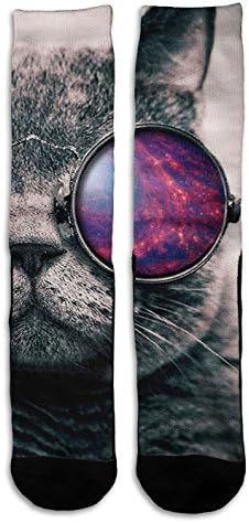 Trippy Hippy - Custom Elite Style Athletic Sport Socks Crew 18"