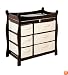 Badger Basket Baby Changing Table with Six Baskets, Espresso