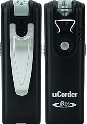 uCorder IRDC250 Wearable Video Camera / Recorder with 2 GB Built-in Memory plus PC Webcam (Black)