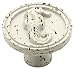 Liberty PBF661C-254-C 35mm Seaside Cottage Seahorse Kitchen Cabinet Hardware Knob, Vintage Antique White