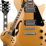 LTD PS-1 X-Tone Paramount Hollow Body Electric Guitar (Metallic Gold)