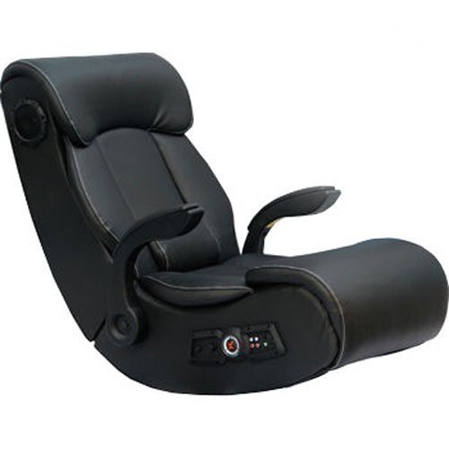 Cheap X Rocker Wireless Black Gaming Chair With Bluetooth Audio 2.1