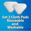 2 x Genuine Montiss CSM5761M Replacement Microfibre Washable Steam Mop Pads