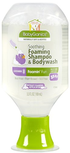 <br />Babyganics Foamin' Fun Soothing Foaming Shampoo and Bodywash Lavender -- 3.3 fl oz