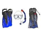 KIDS BODY GLOVE Silicone Mask, Dry Snorkel , Fins, and bag Set for Snorkeling Swimming Swim Swimmer Bodyglove Kid Childs Child Children Childrens Youth Package Authorized Dealer Full Warranty