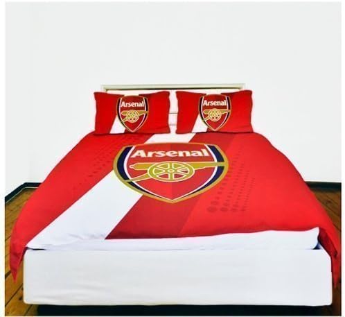 Official Football Team Arsenal Fc Stripe Set Double Duvet