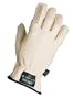 Decade 49102 Leather Anti-Vibration Full-Finger Right Hand Driver's Glove with Gfom, Buff, Medium